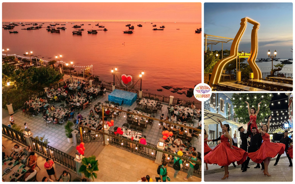 Chợ đêm VUI-Fest Phú Quốc với Không gian chợ đêm mang phong cách Địa Trung Hải